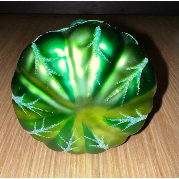 Patricia Breen Rainforest Santa Claus Blown Glass Large Ornament 7" 1998 - Picture 6 of 10